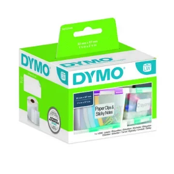 Dymo White Black Print Label Roll, 57mm Width, 32mm Height, 1000Per Roll Qty - S0722540 product image