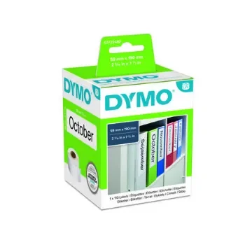 Dymo White Black Print Label Roll, 190mm Width, 59mm Height, 110Per Roll Qty - S0722480 product image