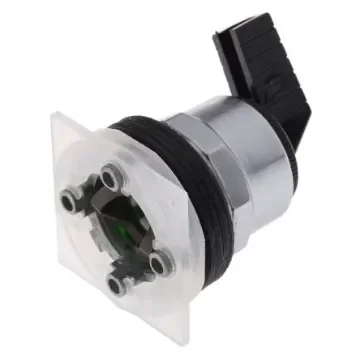Schneider Electric Harmony 9001K Series 2 Position Selector Switch Head, 30mm Cutout, Black Handle - 9001KS11FB product image