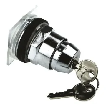 Schneider Electric Harmony 9001K 2-position Key Switch Head, Latching, 30mm Cutout - 9001KS11K3R product image