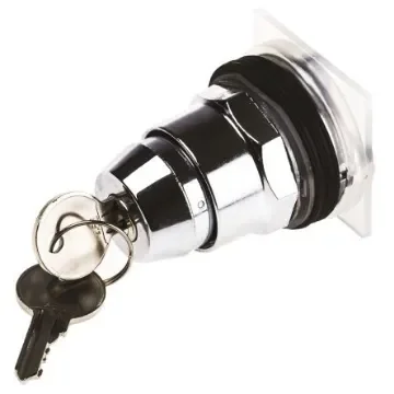 Schneider Electric Harmony 9001K 3-position Key Switch Head, Latching, 30mm Cutout - 9001KS43K5R product image