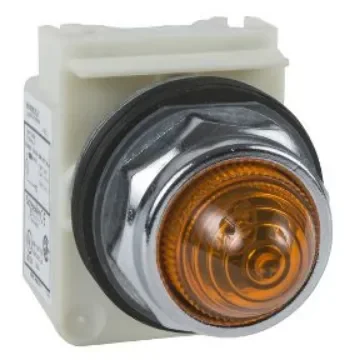 Schneider Electric, Harmony 9001K Orange LED Pilot Light, 30mm Cutout, IP66, 24V ac/dc - 9001KP35LYA9 product image