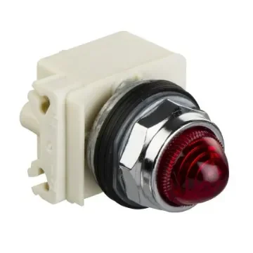 Schneider Electric, Harmony 9001K Red LED Pilot Light, 30mm Cutout, IP66, Round, 230V ac - 9001KP7R9 product image