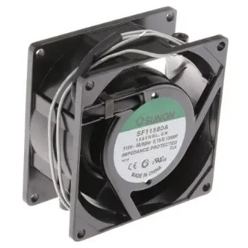 Sunon SF Series Axial Fan, 115 V ac, AC Operation, 52.7m³/h, 12W, 130mA Max, 80 x 80 x 38mm - SF11580A/1083HBL.GN product image