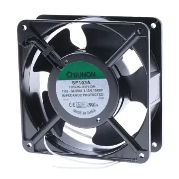 Sunon SP Series Axial Fan, 115 V ac, AC Operation, 132.6m³/h, 11W, 110mA Max, 120 x 120 x 38mm - SP103A/1123LBL(A175).GN product image