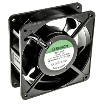 Sunon SP Series Axial Fan, 115 V ac, AC Operation, 161.4m³/h, 20W, 240mA Max, 120 x 120 x 38mm - SP100A/1123XST.GN product image
