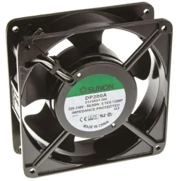 Sunon DP Series Axial Fan, 230 V ac, AC Operation, 161.4m³/h, 21W, 120mA Max, 120 x 120 x 38mm - DP200A/2123XST.GN product image