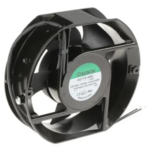 Sunon A2175 Series Axial Fan, 230 V ac, AC Operation, 306m³/h, 36W, 240mA Max, 172 x 150 x 51mm - A2175HBL-T.GN product image