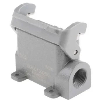 HARTING Han A Heavy Duty Power Connector Hood, M20 x 2 Thread - 19200100290 product image