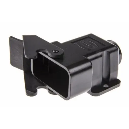 HARTING, Dust Protection Cover Connector Housing Surface Mount Socket, 4P+2E, Screw Down Termination - 09120080901 product image