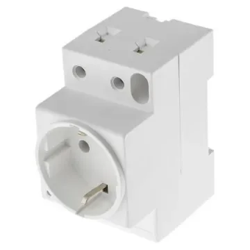 HARTING German Mains Connector, 16A Grey, Panel Mount Screw, 250 V - 39500010001 product image