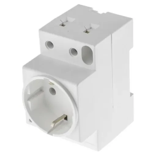 HARTING German Mains Connector, 16A Grey, Panel Mount Screw, 250 V - 39500010001 product image