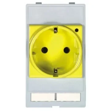 HARTING German Mains Connector, 16A Grey, Panel Mount Screw, 250 V - 39500010002 product image