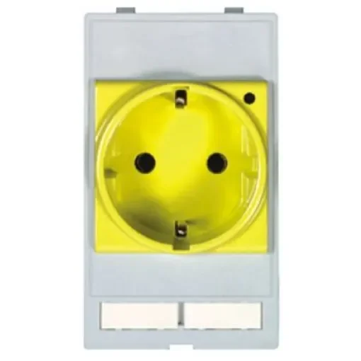 HARTING German Mains Connector, 16A Grey, Panel Mount Screw, 250 V - 39500010002 product image