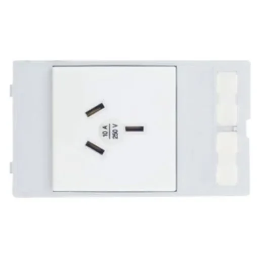 HARTING Chinese / Australian Mains Connector, 10A Grey, Panel Mount Screw, 250 V - 39500010009 product image