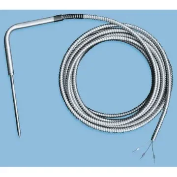 Correge PT100 RTD Sensor, 8mm Dia, 100mm Long, 2 x 3 Wire, 1/2 GCY, Classe B +250°C Max - D05980 product image