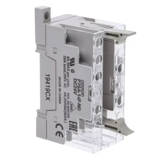 Omron P7SA 14 Pin 24V dc DIN Rail Relay Socket, for use with G7SA Series - P7SA-14F-ND DC24 product image
