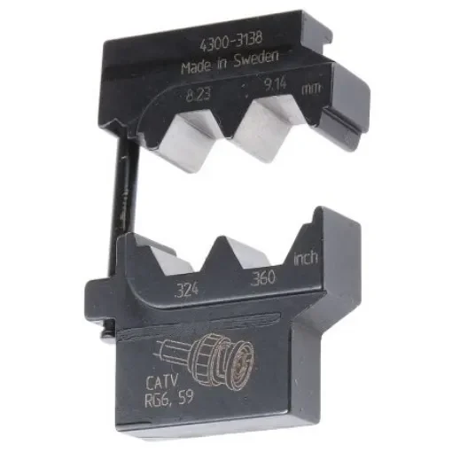 RS PRO Crimping Die Set, Coaxial, Coaxial Type CATV, RG59, RG6 - 5483208 product image