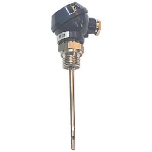Jumo PT100 RTD Sensor, 6mm Dia, 100mm Long, 3 Wire, G1/2, Class B +400°C Max - 902030/30-402-1001-1-6-100-104/391, product image