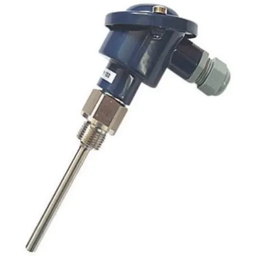 Jumo PT100 RTD Sensor, 9mm Dia, 350mm Long, 3 Wire, G1/2, Class B +400°C Max - 902020/20-402-2001-1-9-350-104/395, product image