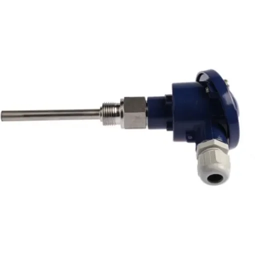 Jumo PT100 RTD Sensor, 9mm Dia, 100mm Long, 3 Wire, G1/2, Class B +400°C Max - 902020/20-402-1001-1-9-100-104/395, product image