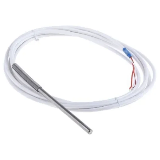 Jumo PT100 RTD Sensor, 6mm Dia, 100mm Long, 3 Wire, Probe, Class B +180°C Max - 902150/30-378-1001-1-6-100-04-3000/315, product image