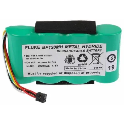 Fluke Oscilloscope Battery Pack BP120, For Use With 120 Series, 43 Series, 43B Series, NiMH - FLUKE BP120MH product image