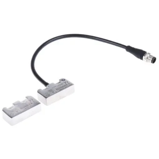 Omron F3S Series Magnetic Non-Contact Safety Switch, 24V dc, Stainless Steel Housing, NO/2NC, M12 - F3S-TGR-NSMC-21-M1J8 product image