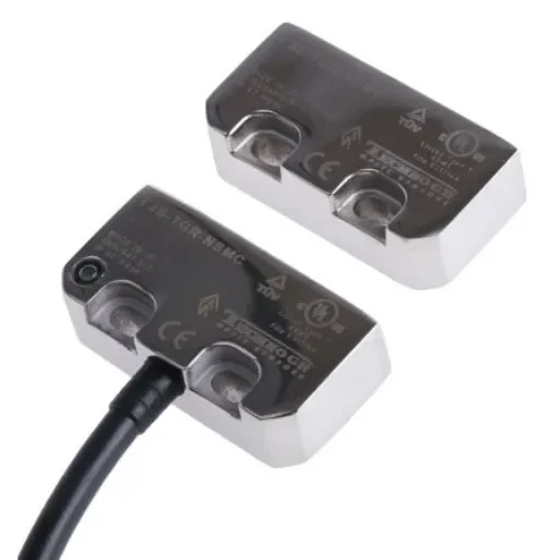 Omron F3S-TGR-N_C Series Magnetic Non-Contact Safety Switch, 24V dc, Stainless Steel Housing, NO/2NC, 2m Cable - F3S-TGR-NSMC-21-02 product image