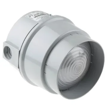 Werma BWM 890 Series Red Steady Beacon, 12 V dc, 24 V dc, Base Mount, LED Bulb, IP65 - 890.120.55 product image