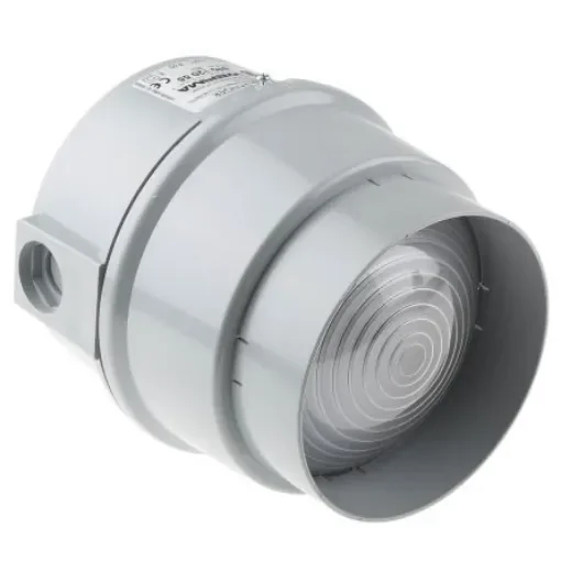 Werma BWM 890 Series Red Steady Beacon, 12 V dc, 24 V dc, Base Mount, LED Bulb, IP65 - 890.120.55 product image