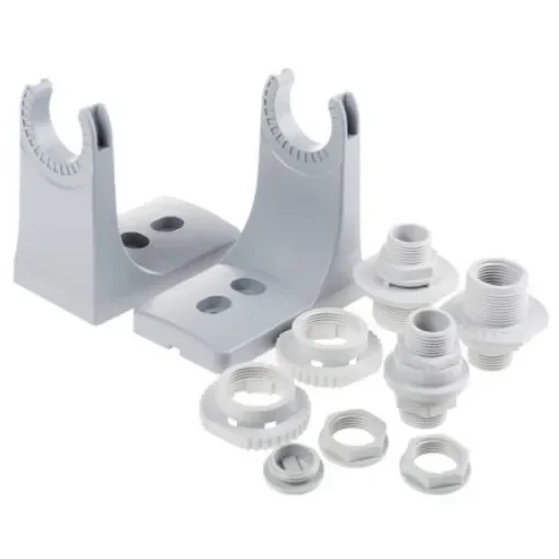 Werma IP65 Rated Grey Fixing Kit for use with 190, 890 Traffic Light Beacons - 975.890.34 product image