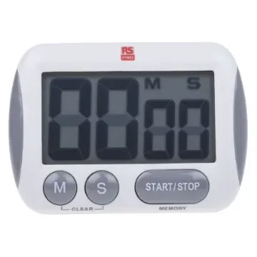 RS PRO White Digital Desktop Timer 99 min 59 s - 557610 product image