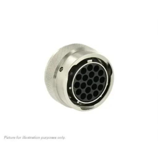 Souriau Sunbank by Eaton Circular Connector, 19 Contacts, Cable Mount, Socket, Female, IP68, IP69K, UT0 Series - UT061619SH product image