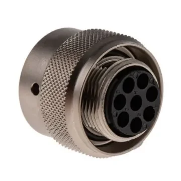 Souriau Sunbank by Eaton, UTO 8 Way Cable Mount MIL Spec Circular Connector Receptacle, Socket Contacts,Shell Size 12 - UT06128SH product image