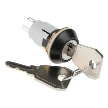 Lorlin IP67 Key Switch, SPDT, 3 A@ 50 V dc, 5 A@ 115 V ac 2-Way Common-Key - WRL-5-E-S-2-B product image