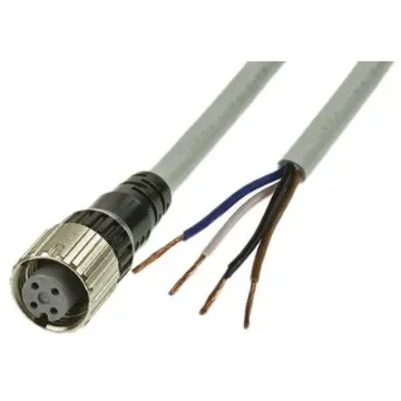 Omron Straight Female 4 way M12 to Unterminated Sensor Actuator Cable, 10m - XS5F-D421-J80-F product image