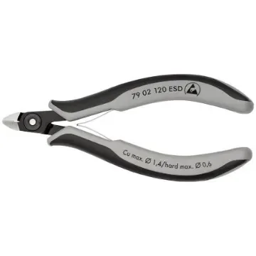 Knipex Knipex ESD Safe Precision Diagonal Cutter - 79 02 120 ESD product image