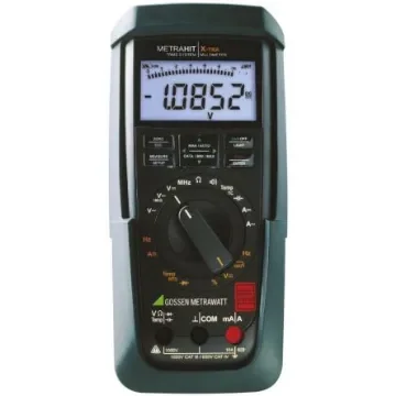 Gossen Metrawatt METRAHIT AM XTRA Handheld Digital Multimeter, True RMS, 10A ac Max, 10A dc Max, 1000V ac Max - M240A product image