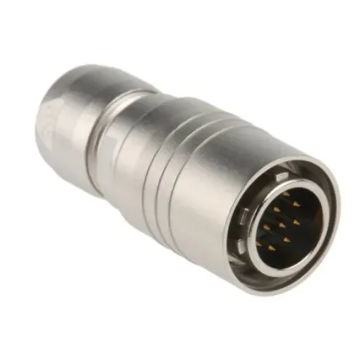 Hirose Circular Connector, 12 Contacts, Cable Mount, Miniature Connector, Plug, Male, HR10 Series - HR10-10P-12P (73) product image