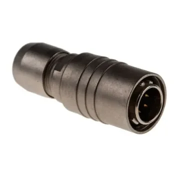 Hirose Circular Connector, 6 Contacts, Cable Mount, Miniature Connector, Plug, Male, HR10 Series - HR10-7P-6P(73) product image