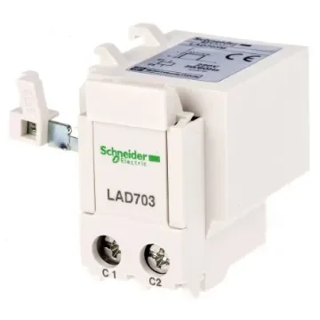 Schneider Electric 220V ac/dc Remote Tripping Device Circuit Trip for use with LR3D Series, LRD Series - LAD703M product image