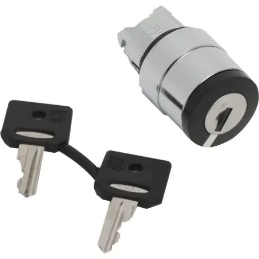 Schneider Electric Harmony XB4 2-position Key Switch Head, Latching, 22mm Cutout - ZB4BG410 product image