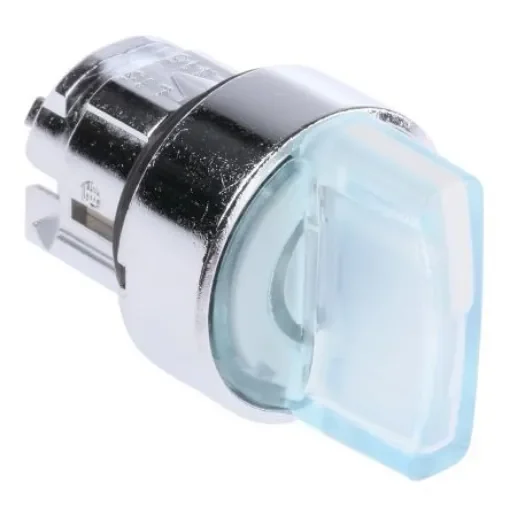 Schneider Electric Harmony XB4 Series 3 Position Selector Switch Head, 22mm Cutout, White Handle - ZB4BK1513 product image