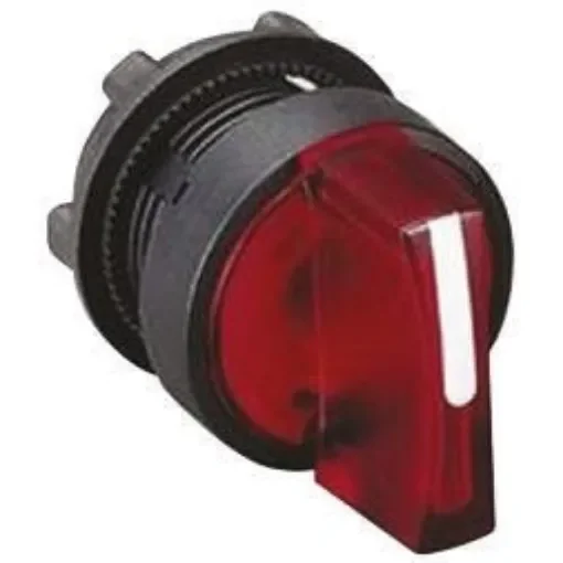 Schneider Electric Harmony XB5 Series 2 Position Selector Switch Head, 22mm Cutout, Red Handle - ZB5AK1243 product image