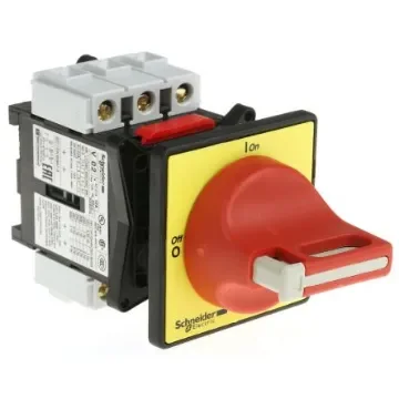 Schneider Electric 3P Pole Panel Mount Isolator Switch - 12A Maximum Current, 7.5kW Power Rating, IP20, IP65 - VCD02 product image