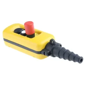 Schneider Electric 2 NO + 3 NC Slow Brake Push Button Pendant Station, 10A - XACA2813 product image