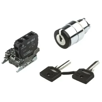Schneider Electric IP65 Key Switch, 1NO 2-Way - XB4BG21EX product image