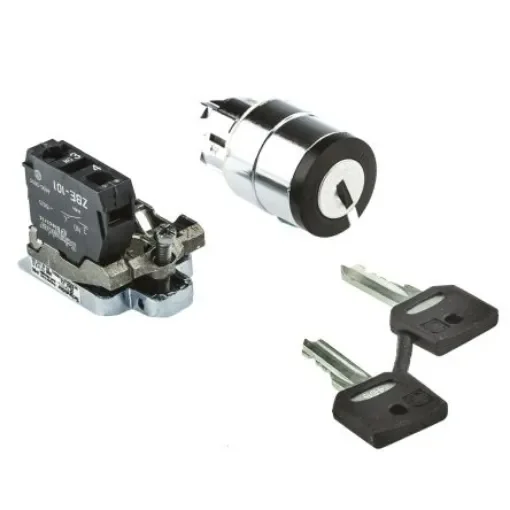 Schneider Electric IP65 Key Switch, 1NO 2-Way - XB4BG41EX product image