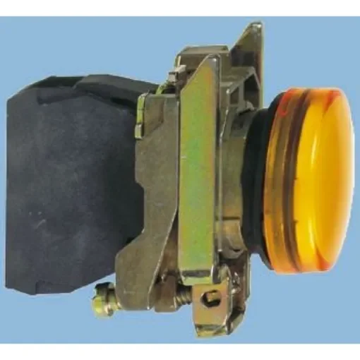 Schneider Electric, Harmony XB4, Panel Mount Green LED Pilot Light, 22mm Cutout, IP65, 120V ac/dc - XB4BVBG3EX product image